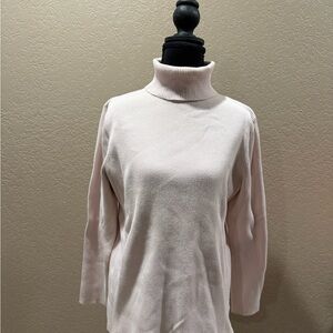 Eddie Bauer Soft Pink Turtleneck Sweater